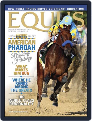 Equus November 1st, 2015 Digital Back Issue Cover