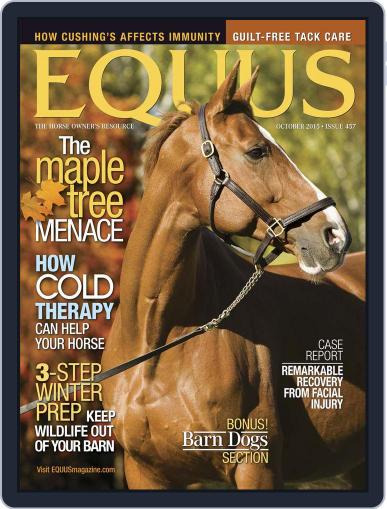Equus October 1st, 2015 Digital Back Issue Cover