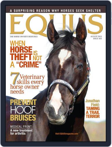 Equus August 1st, 2015 Digital Back Issue Cover