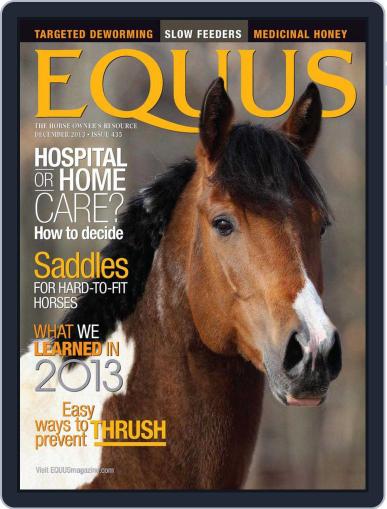 Equus December 3rd, 2013 Digital Back Issue Cover