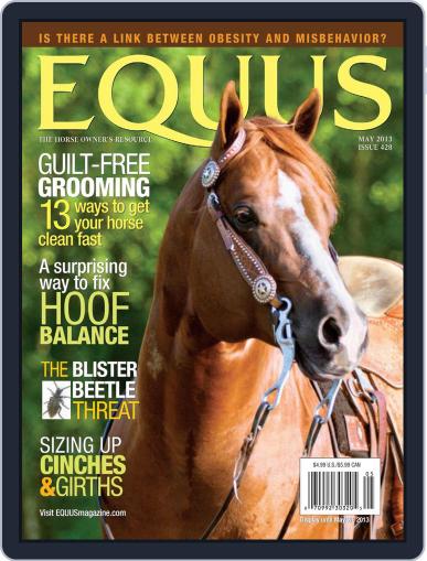 Equus April 23rd, 2013 Digital Back Issue Cover