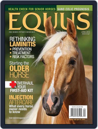Equus March 27th, 2013 Digital Back Issue Cover