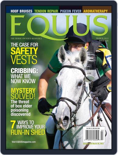 Equus February 21st, 2013 Digital Back Issue Cover