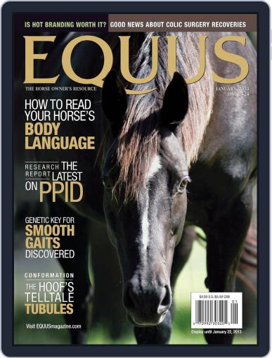 Equus December 10th, 2012 Digital Back Issue Cover