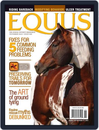 Equus October 18th, 2012 Digital Back Issue Cover