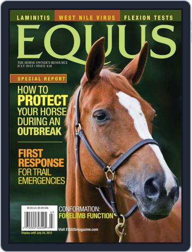 Equus June 11th, 2012 Digital Back Issue Cover