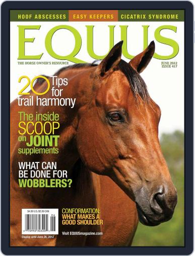 Equus May 14th, 2012 Digital Back Issue Cover