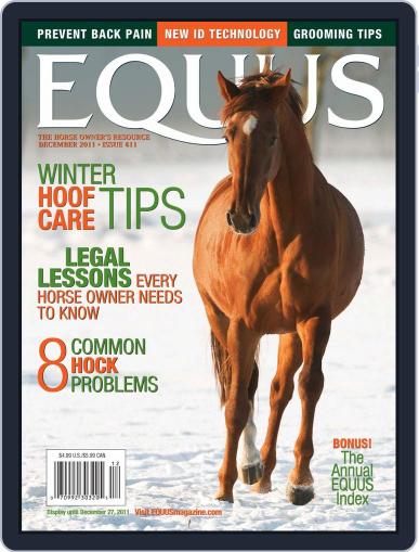 Equus December 1st, 2011 Digital Back Issue Cover