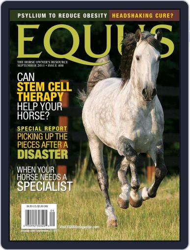 Equus September 1st, 2011 Digital Back Issue Cover
