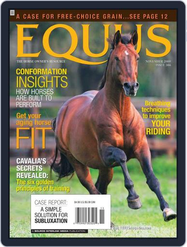 Equus October 27th, 2009 Digital Back Issue Cover