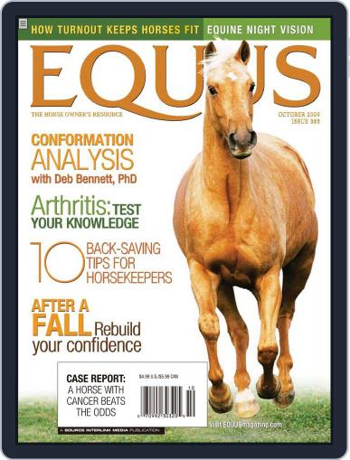 Equus September 22nd, 2009 Digital Back Issue Cover