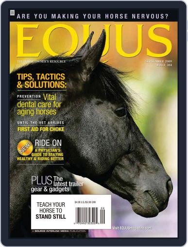 Equus August 25th, 2009 Digital Back Issue Cover