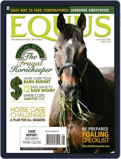 Equus December 30th, 2008 Digital Back Issue Cover