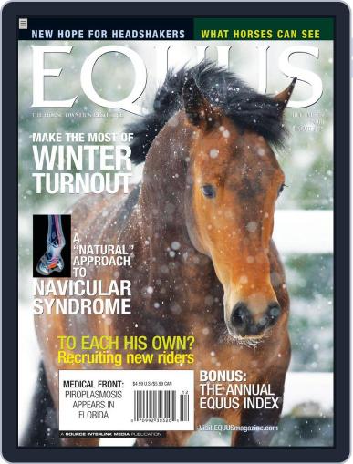 Equus November 25th, 2008 Digital Back Issue Cover