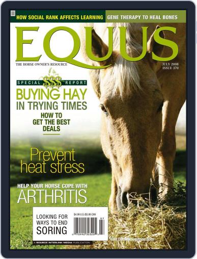 Equus June 24th, 2008 Digital Back Issue Cover