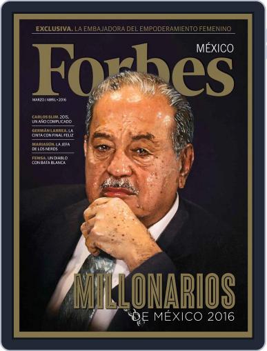 Forbes México March 22nd, 2016 Digital Back Issue Cover
