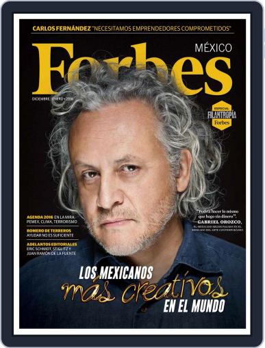 Forbes México December 1st, 2015 Digital Back Issue Cover