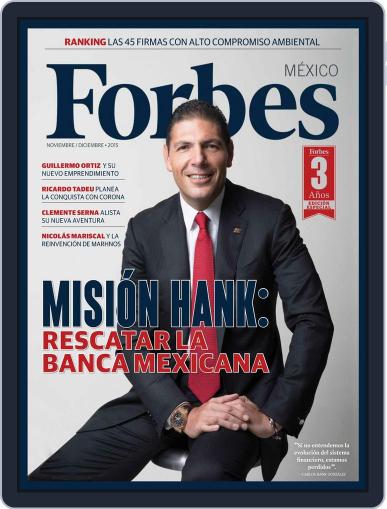 Forbes México November 1st, 2015 Digital Back Issue Cover