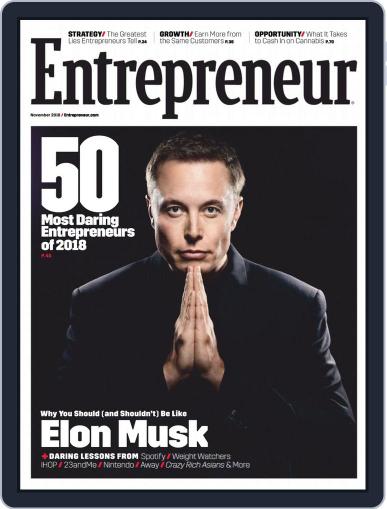 Entrepreneur November 1st, 2018 Digital Back Issue Cover