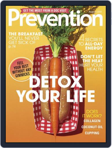 Prevention August 1st, 2019 Digital Back Issue Cover