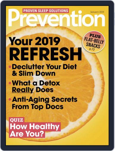 Prevention January 1st, 2019 Digital Back Issue Cover