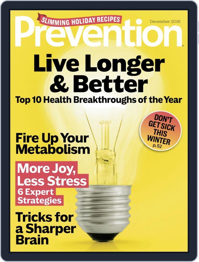 Prevention (Digital) Subscription                    December 1st, 2018 Issue