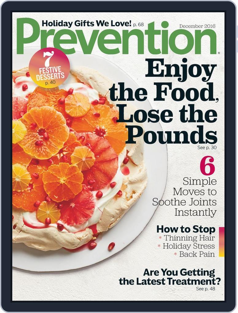 Prevention (Digital) Subscription                    December 1st, 2016 Issue