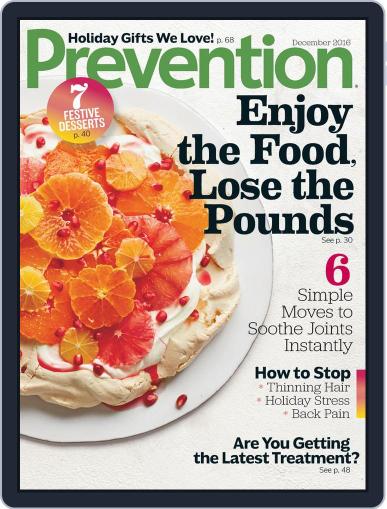 Prevention December 1st, 2016 Digital Back Issue Cover