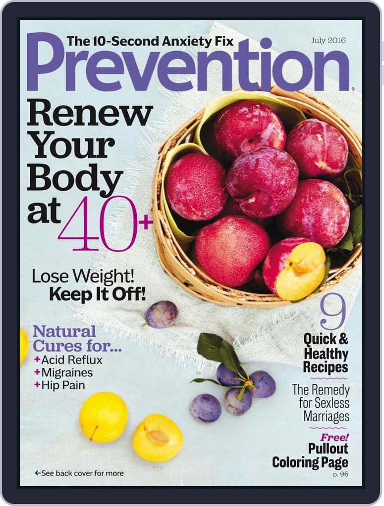 Prevention (Digital) Subscription                    July 1st, 2016 Issue