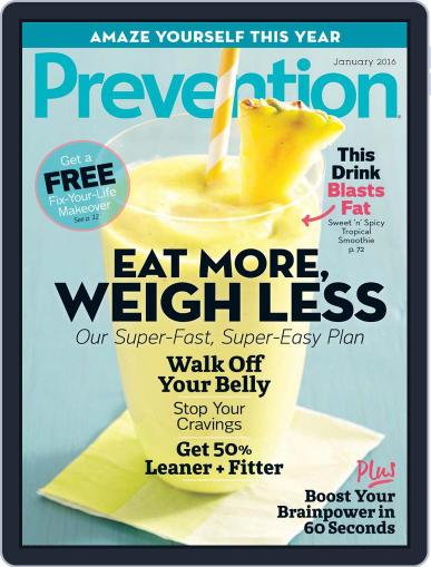 Prevention January 1st, 2016 Digital Back Issue Cover