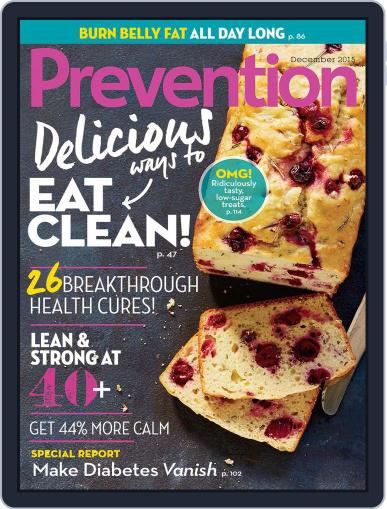 Prevention December 1st, 2015 Digital Back Issue Cover