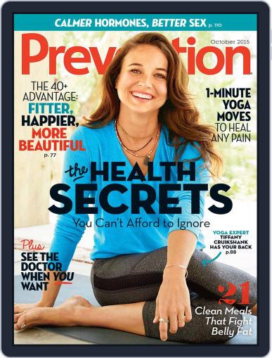 Prevention October 1st, 2015 Digital Back Issue Cover