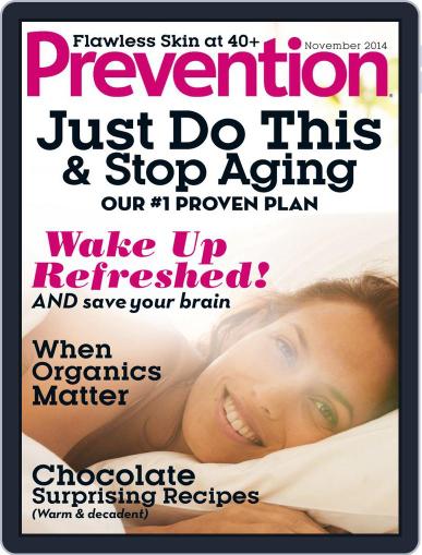 Prevention November 1st, 2014 Digital Back Issue Cover