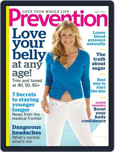 Prevention April 1st, 2013 Digital Back Issue Cover