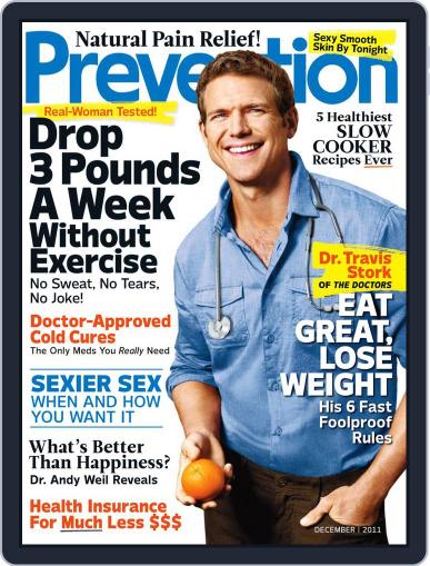 Prevention November 9th, 2011 Digital Back Issue Cover