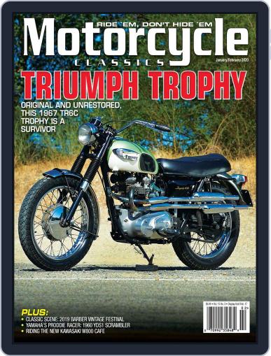 Motorcycle Classics January 1st, 2020 Digital Back Issue Cover