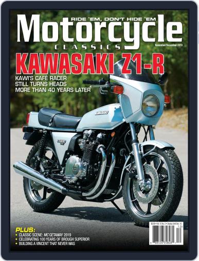 Motorcycle Classics November 1st, 2019 Digital Back Issue Cover