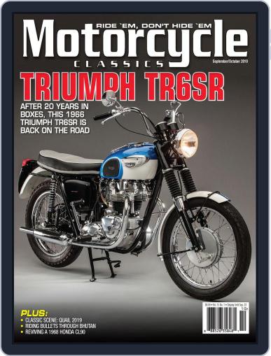 Motorcycle Classics September 1st, 2019 Digital Back Issue Cover