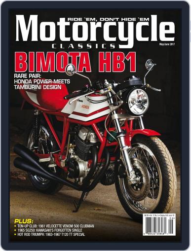 Motorcycle Classics May 1st, 2017 Digital Back Issue Cover
