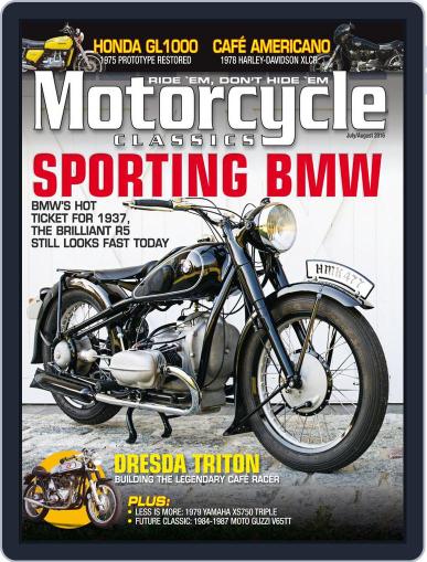 Motorcycle Classics June 17th, 2016 Digital Back Issue Cover