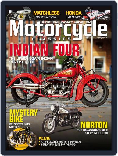 Motorcycle Classics July 1st, 2015 Digital Back Issue Cover