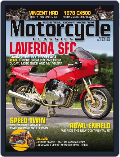 Motorcycle Classics March 1st, 2015 Digital Back Issue Cover