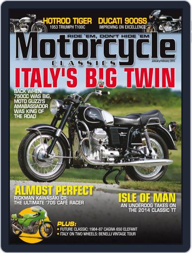 Motorcycle Classics January 1st, 2015 Digital Back Issue Cover