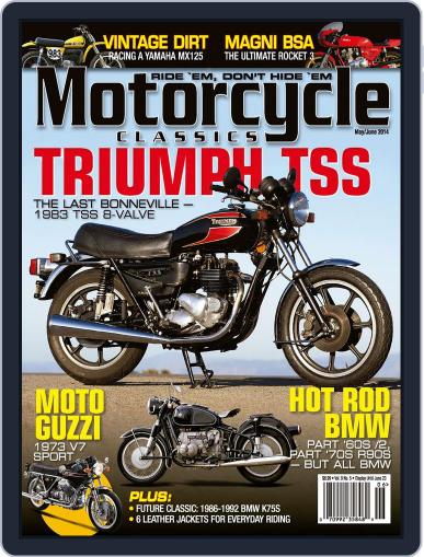 Motorcycle Classics April 18th, 2014 Digital Back Issue Cover