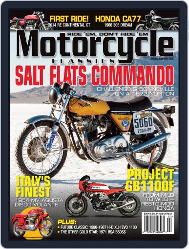 Motorcycle Classics December 17th, 2013 Digital Back Issue Cover
