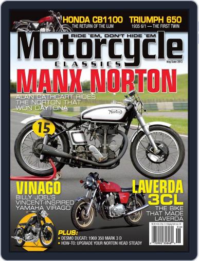 Motorcycle Classics April 16th, 2013 Digital Back Issue Cover