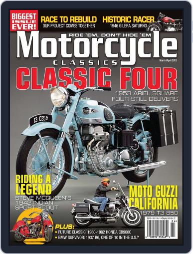 Motorcycle Classics February 19th, 2013 Digital Back Issue Cover