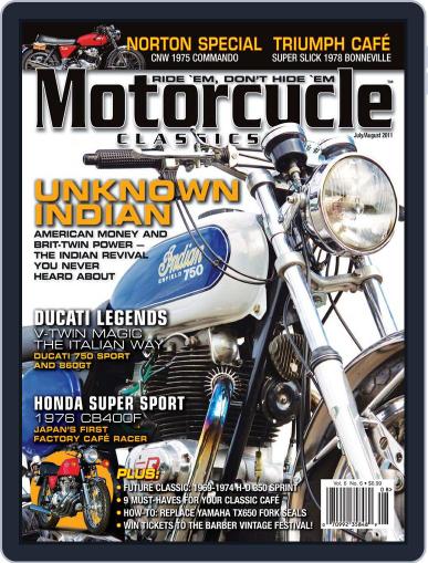 Motorcycle Classics June 16th, 2011 Digital Back Issue Cover