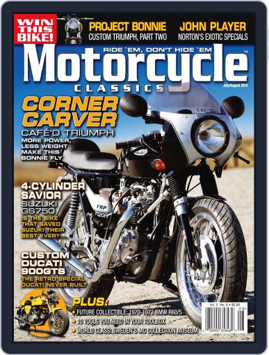 Motorcycle Classics June 9th, 2010 Digital Back Issue Cover