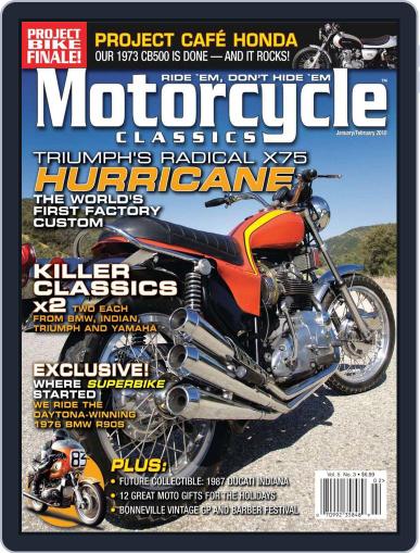Motorcycle Classics December 16th, 2009 Digital Back Issue Cover